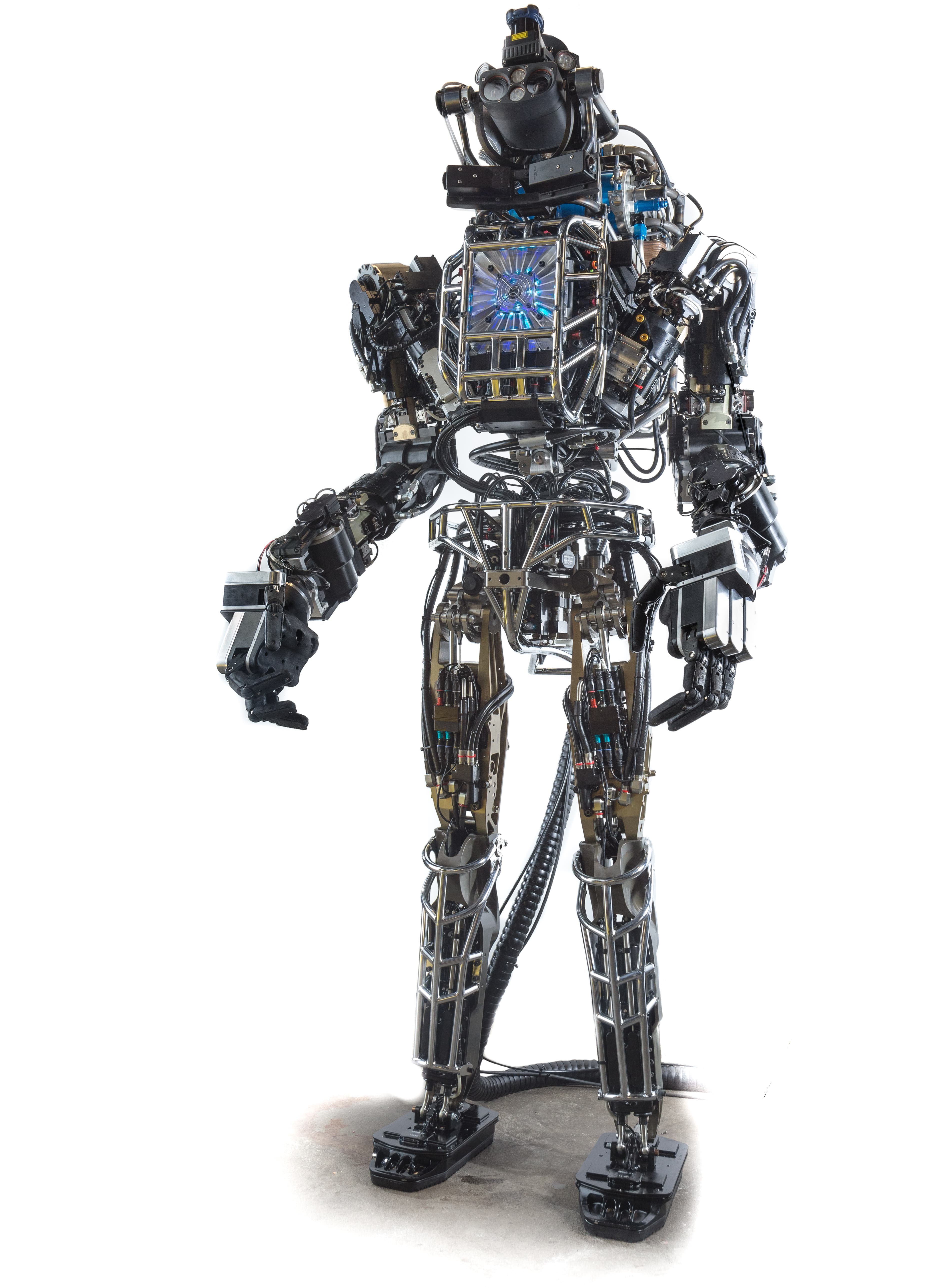 DARPA·Boston Dynamics Atlas 로봇 정면 전경 (2013)