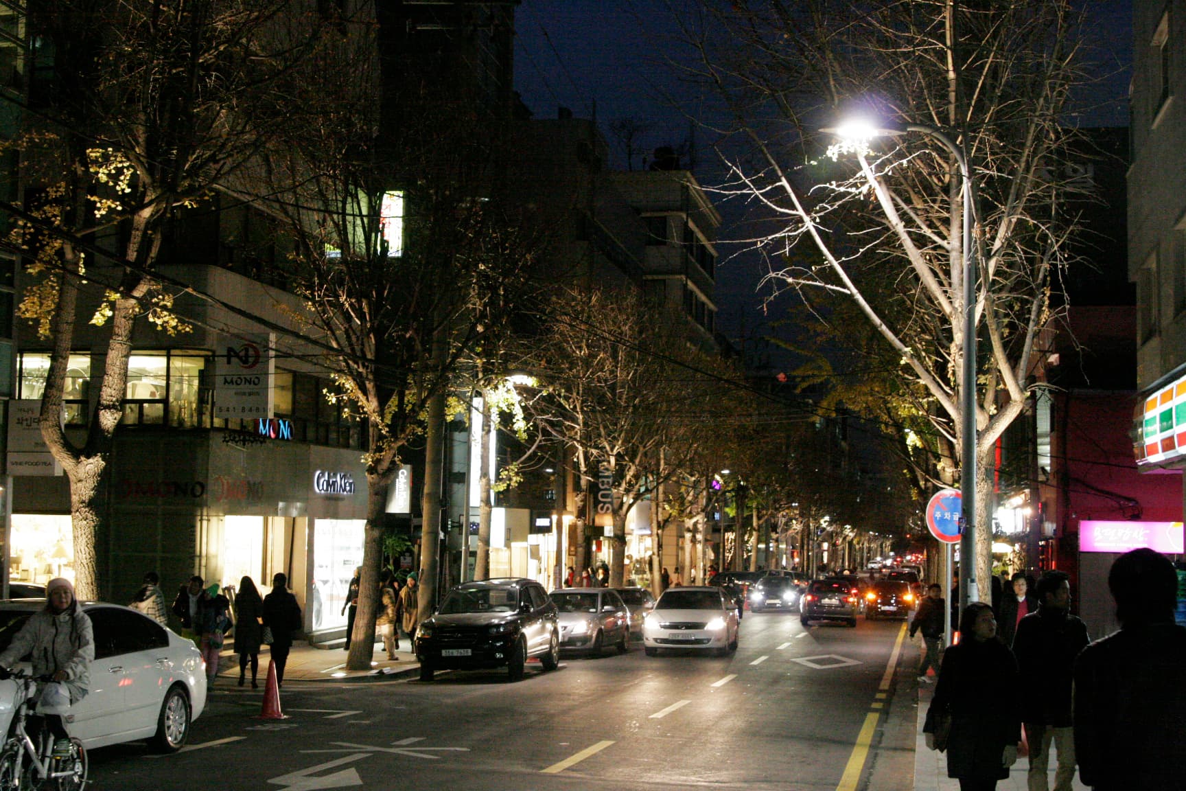 서울 신사동 가로수길 야경 (2009)