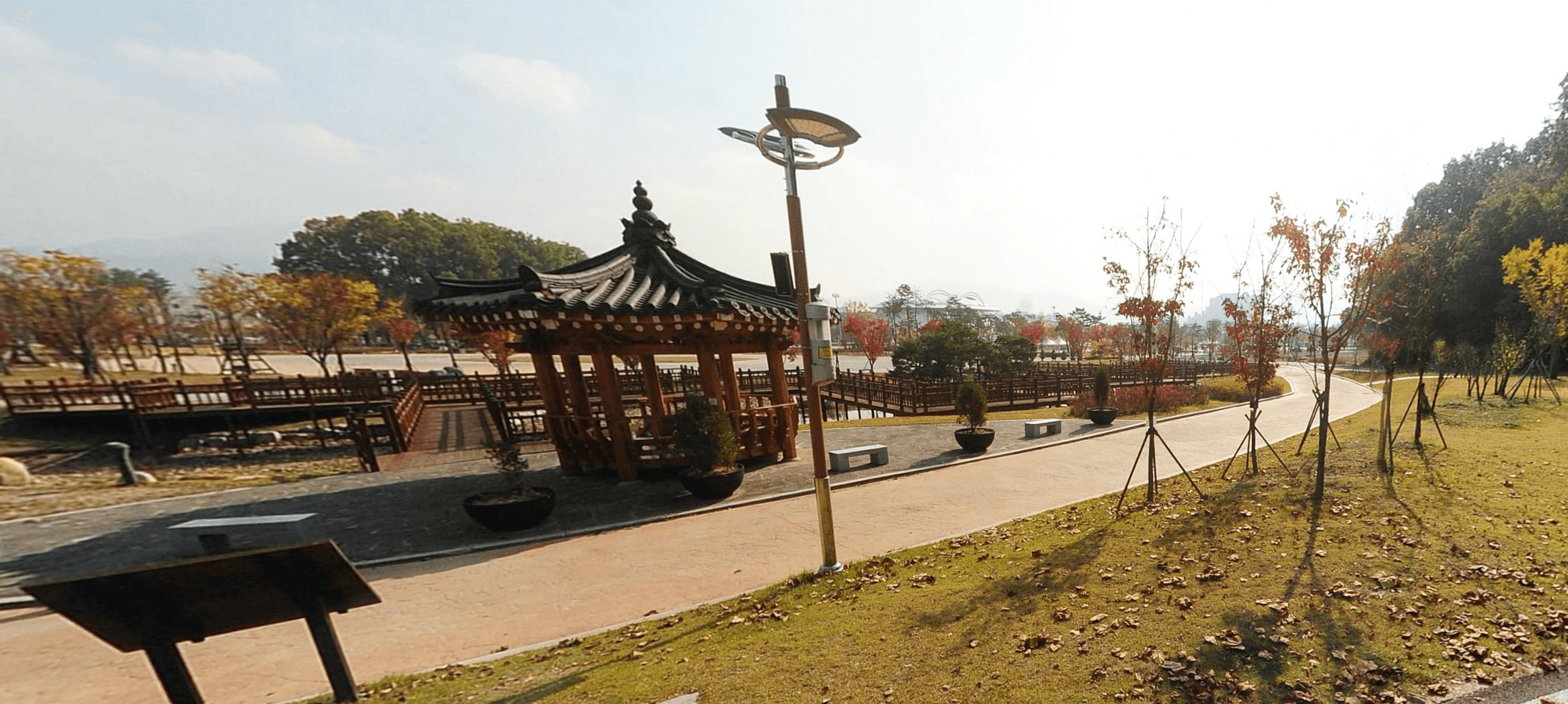 충주 탄금대공원 전경